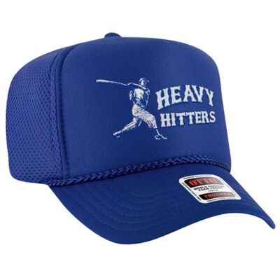 OTTO CAP 5 Panel High Crown Circle Mesh Back Trucker Hat Thumbnail