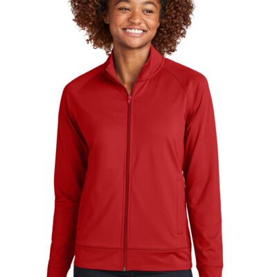 Ladies Sport Wick ® Stretch Full Zip Cadet Jacket Thumbnail
