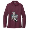 Women's Silk Touch Long Sleeve Polo Thumbnail