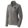 Women's Heather Microfleece Full Zip Jacket Thumbnail