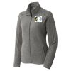 Women's Heather Microfleece Full Zip Jacket Thumbnail