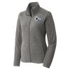 Women's Heather Microfleece Full Zip Jacket Thumbnail