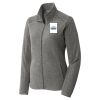 Women's Heather Microfleece Full Zip Jacket Thumbnail