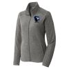 Women's Heather Microfleece Full Zip Jacket Thumbnail